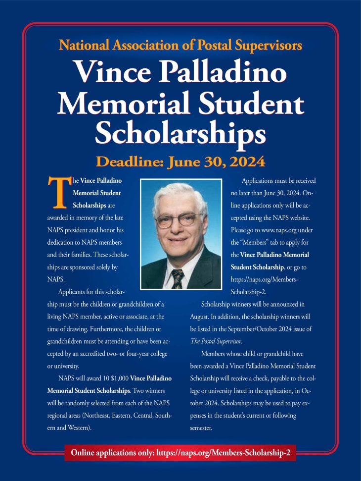 2024 Vince Palladino Scholarship