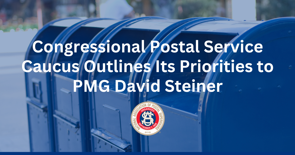 Nice Caucus Congressional Postal Service Caucus Outlines Its Priorities