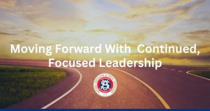 Thumbnail for Moving Forward With  Continued, Focused Leadership