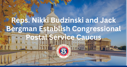 Thumbnail for Reps. Nikki Budzinski and Jack Bergman Establish Congressional Postal Service Caucus